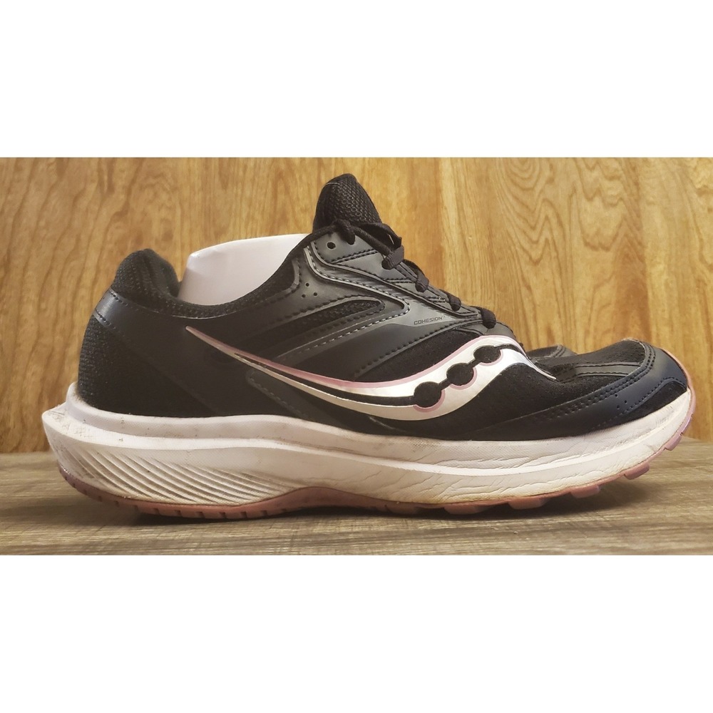Saucony Cohesion 17 Running Shoes Sneakers Women's Size 12 Wide Black